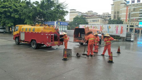 高明区市政工程建设养护中心积极抗击台风 艾云尼 交通